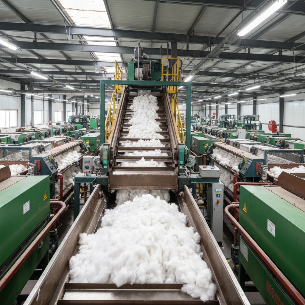 Cotton ginning factory